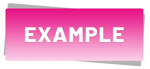 Example web Sticker Button — Stock Photo, Image