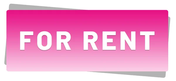 For rent web Sticker Button — Stock Photo, Image