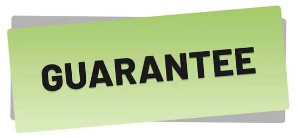 Guarantee web Sticker Button — Stock Photo, Image