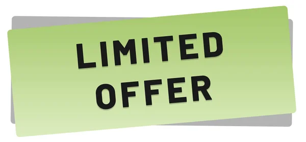 Limited Offer web Sticker Button — Stock Photo, Image