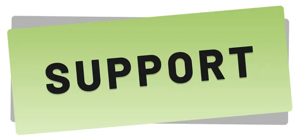 Υποστήριξη web Sticker Button — Φωτογραφία Αρχείου