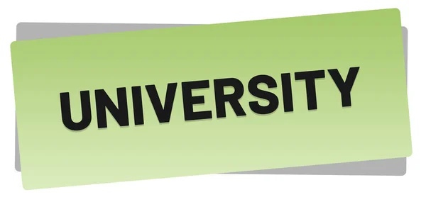 Universität Web Sticker Button — Stockfoto
