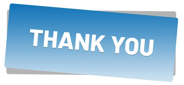 Thank you web Sticker Button — Stock Photo, Image