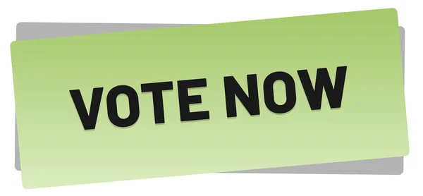 Vote now web Sticker Button — Stock Photo, Image