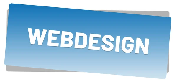 Webdesign web Sticker Schaltfläche — Stockfoto