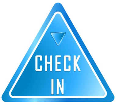  web Sticker Button check-in