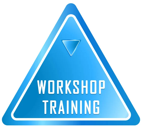 Workshop training Web sticker knop — Stockfoto