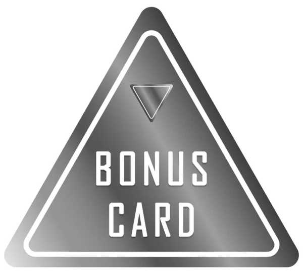 Bonus card web Sticker Button — Stock Photo, Image