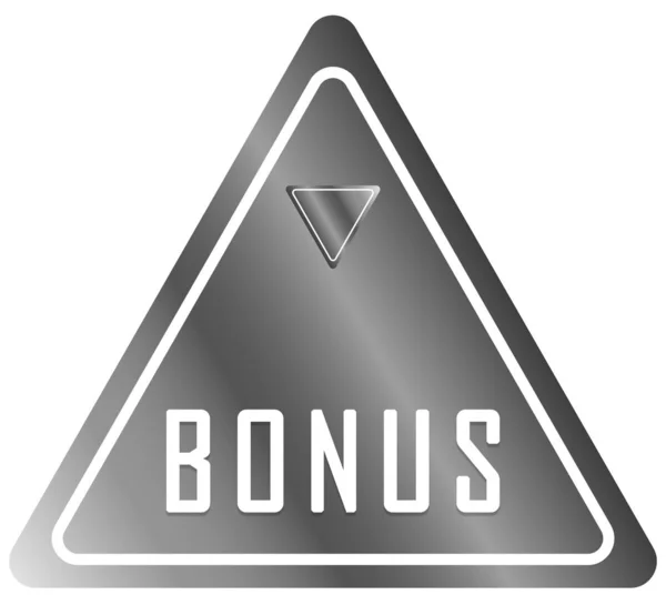 Бонус веб-Наклейка кнопки — стоковое фото