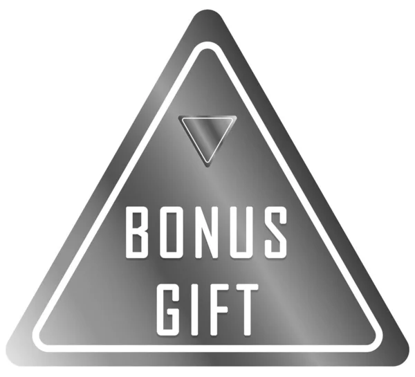 Bonus gift web Sticker Button — Stock Photo, Image