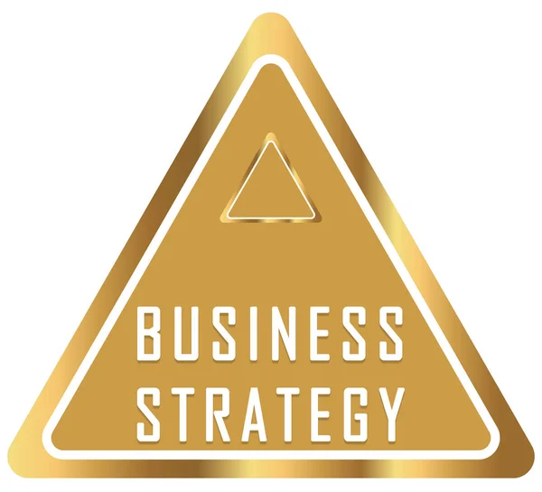 Business Strategy Web sticker knop — Stockfoto