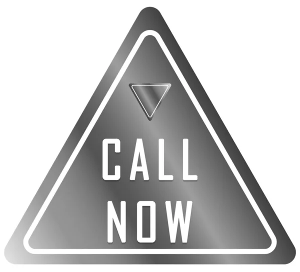 Tlačítko Call now web Sticker — Stock fotografie