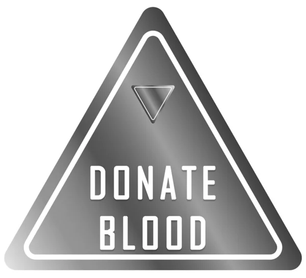 捐血网贴纸按钮 — 图库照片