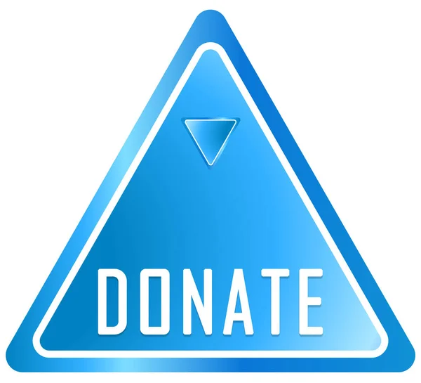 Donate web Sticker Button — Stock Photo, Image