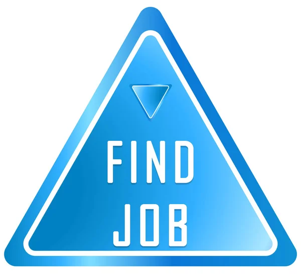 Find Job web Sticker Button — Stock Photo, Image