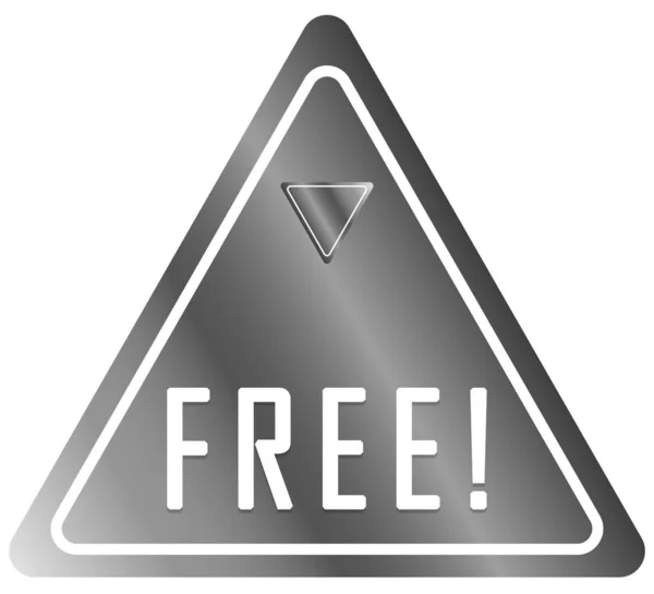 ¡Libre! web Adhesivo Botón —  Fotos de Stock