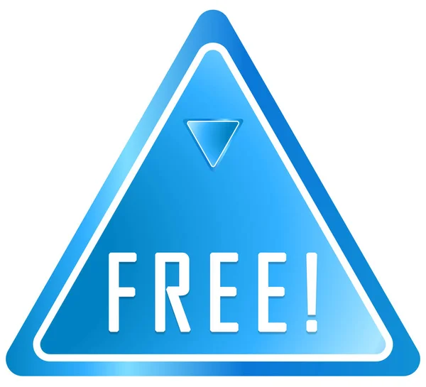 Free! web Sticker Button — Stock Photo, Image