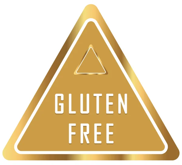 Gluten free web Sticker Button — Stock Photo, Image