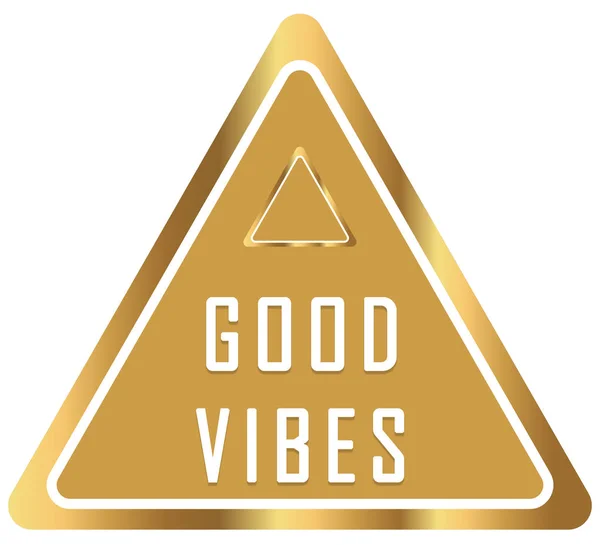 Καλή vibes web Sticker Button — Φωτογραφία Αρχείου