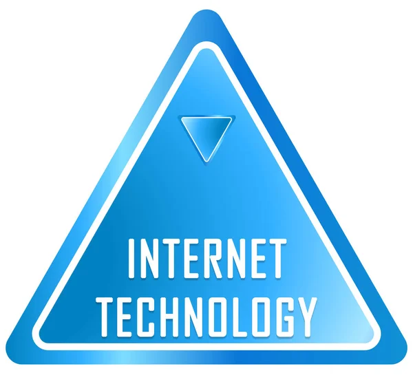 İnternet Teknolojisi Ağ Yapıştırıcı Düğmesi — Stok fotoğraf