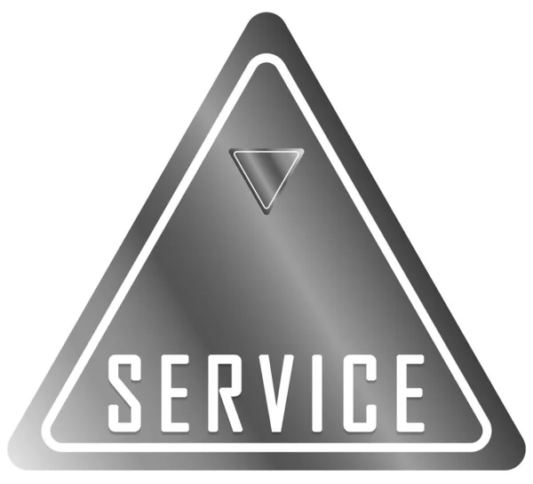 Service Web Sticker Button — Stockfoto