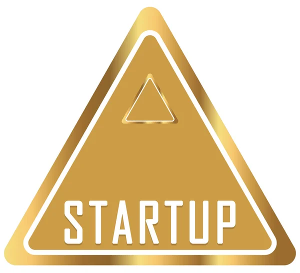 Startup web Przycisk naklejki — Zdjęcie stockowe