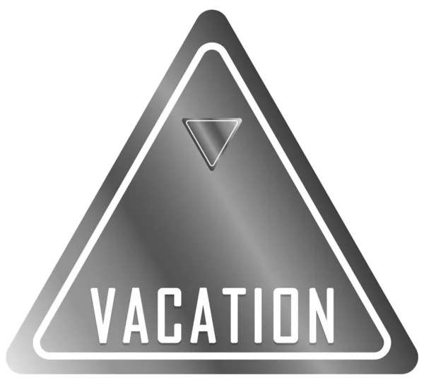 Vacation web Sticker Button — Stock Photo, Image