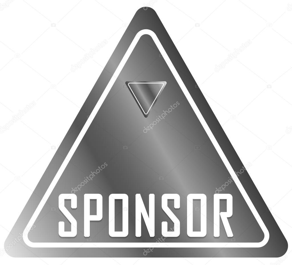 sponsor web Sticker Button