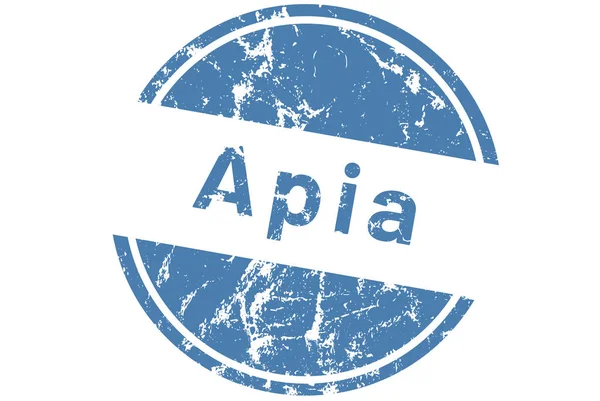 Etiqueta web Adesivo Apia — Fotografia de Stock