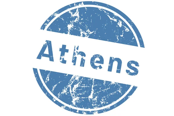 Web Label Sticker Athens — Stock Photo, Image