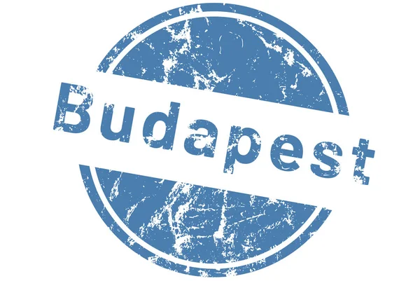 Etiqueta web Etiqueta Budapeste — Fotografia de Stock