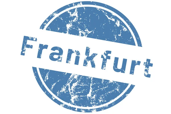 Etiqueta web etiqueta Frankfurt — Foto de Stock