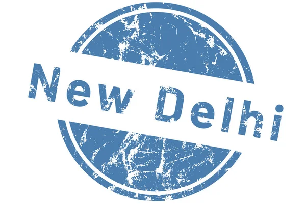 Web Label Sticker New Delhi — стокове фото