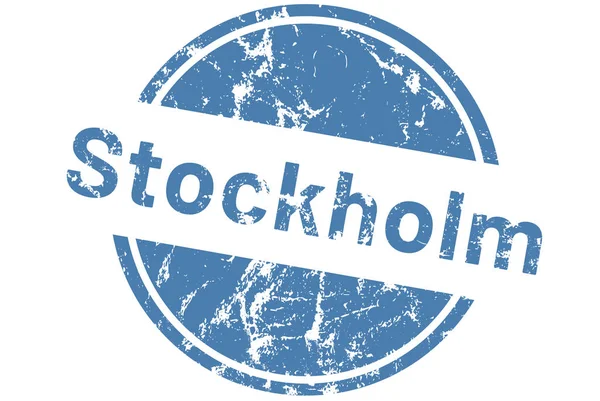 Naklejka web label Sztokholm — Zdjęcie stockowe