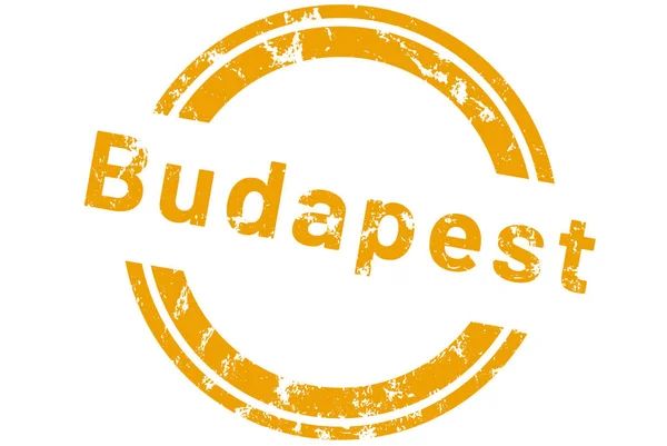 Etiqueta web Etiqueta Budapeste — Fotografia de Stock