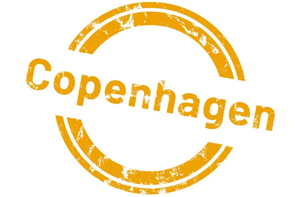 Web Etiketa Nálepka Kodaň — Stock fotografie