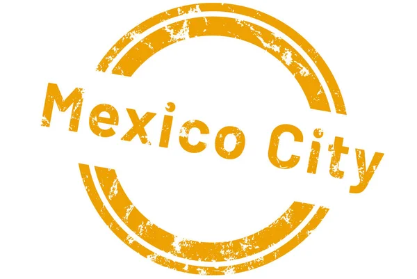 Web Etiqueta engomada Ciudad de México — Foto de Stock