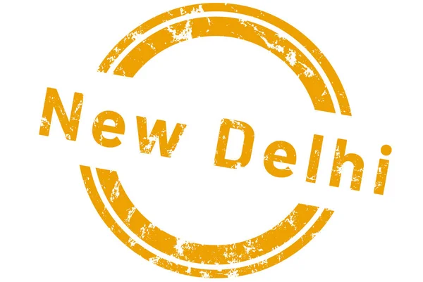 Web Label Sticker New Delhi — стокове фото