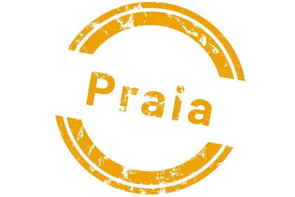 Weblabel sticker Praia — Stockfoto