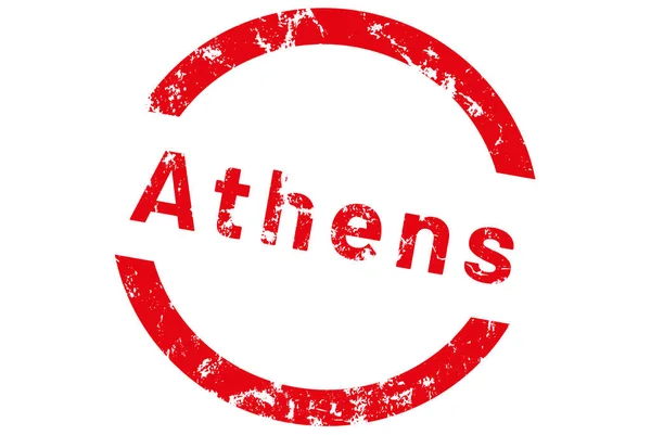 Web Label Sticker Athens — Stock Photo, Image