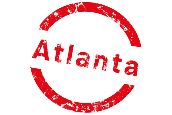 Naklejka web Label Atlanta — Zdjęcie stockowe