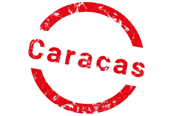 Web Etichetă autocolant Caracas — Fotografie, imagine de stoc