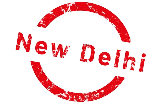Web Label Sticker New Delhi — стокове фото