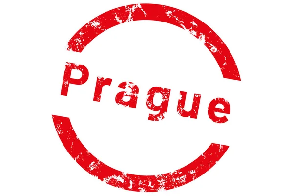 Etiqueta web etiqueta Praga — Fotografia de Stock