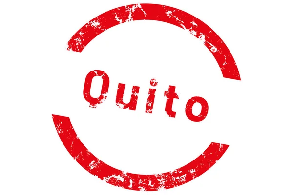 Web Label Sticker Quito — стокове фото