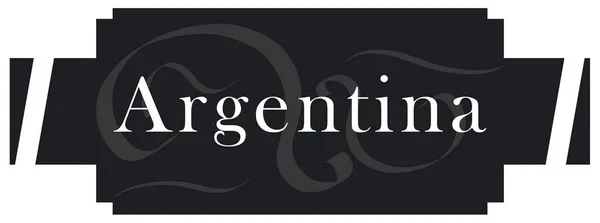 Etiqueta web Etiqueta Argentina — Fotografia de Stock