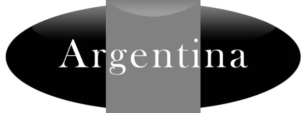 Štítek na webu štítek Argentina — Stock fotografie