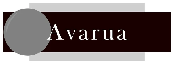Etichetă web autocolant Avarua — Fotografie, imagine de stoc