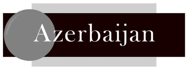 Etiqueta web Etiqueta Azerbaiyán —  Fotos de Stock