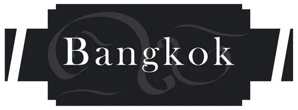 Web label sticker Bangkok — Stockfoto